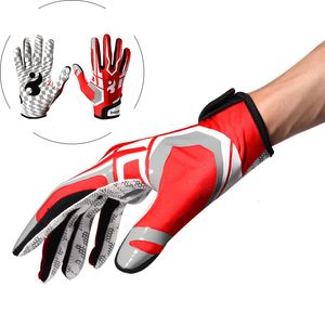 Sports 1 Paar Rugby-Vollfinger-Anti-Rutsch-Gel-Baseball-American-Football-Outdoor-Sporthandschuhe für Männer und Frauen 230531 150