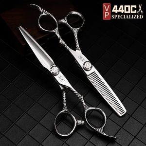 Tools VP Professional Barber Scissors Thinning Hairdressing Shears 6.0Inch Haircut Scissors Set Hair Cutting Styling Tools Hairdresser