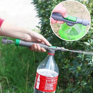 New High Pressure Manual Air Pump Sprayer Adjustable Drink Bottle Spray Head Nozzle Garden Watering Tool Sprayer Agriculture Tools Wholesale available