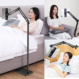 Stands Aluminum Scalable Flexible Arm Floor Tablet Phone Stand Holder Support For Xiaomi iPad Pro12.9 Lounger Bed Mount Bracket