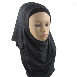 Scarves TJ88 Easy Wear Women Muslim Crinkle Hijab Scarf Femme Musulman Soft Cotton Headscarf Islamic Shawls And Wraps 180 70cm