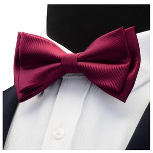 Noeuds papillon RBOCOSolid pour hommes plaine papillon fête mariage noeud papillon à différer en longueur couleur bonbon nœud papillon accessoire en gros