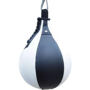 Punching Balls Boxing Speed Ball Pear Shape PU Speed Bag Boxing Punching Bag Swivel Speedball Exercise Fitness Training Ball 230530