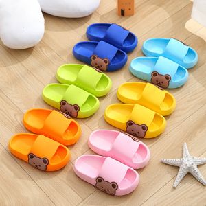 Slipper Kids Slippers Kids Summer Summer Beach Shoes Boys Girls Baby Baby Sole Anti-Slip Ourdoor Slippers 230530