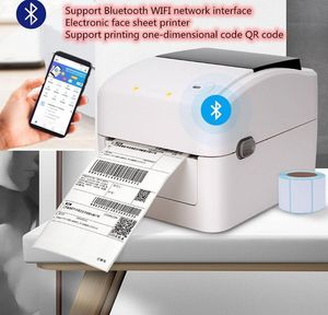 Yazıcılar XP420B Bluetooth WiFi USB Nakliye Etiketi Termal Yazıcı A6 Boyut Waybill AWB Baskı QR Kodu PC ve Akıllı Telefon