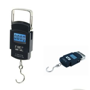 Bilance 50Kg / 10G Bilancia digitale Display LCD da pesca portatile da esterno Elettronico Nce Utensili manuali Lage Hanging Vt1709 Drop Deliv Dhx8V