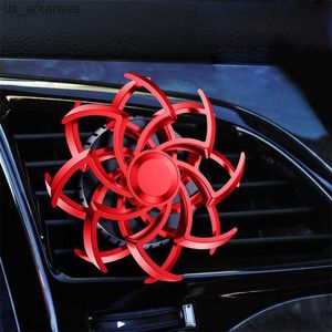 Creative Alloy Spider Car Air Freshener Bidirectional Rotation Solid Car Perfume Diffuser Car Fragrance Good Smell Ornaments L230523