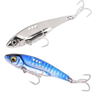 Baits Lures Aorace Metal Vib Blade Lure 7101214151825G Sinking Vibration Vibe for Bass Pike Fishing Blue Silver Gold Pesca 230530