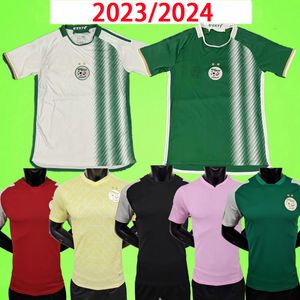 2023 2024 Algerije voetbalshirts thuis weg Algerie Atal Delort 22 23 24 Bennacer voetbal shirts t Mahrez Feghouli training uniform mannen maillot fans spelerversie