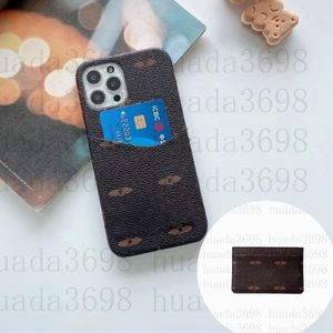 Custodie per telefoni di design in pelle di alta qualità per iPhone 18 17 16 15 14 Pro Max 13 12 11 15Pro 14Plus XR Cover posteriore con stampa di moda Custodia tascabile con porta carte di lusso per cellulare