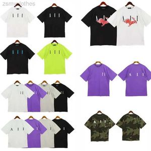 Camisetas masculinas 24 cores P para homens manga curta colorida com estampa de grafite camiseta de algodão