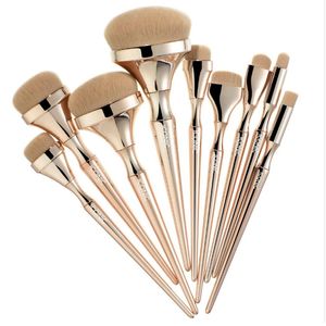 Brushes Saiantth British Generation: s nya ikoniska London HD Highdefinition Facial Makeup Brushes Set 9 st Foundation concealer borste