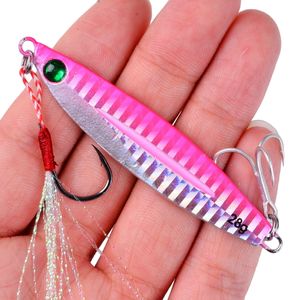 Esche esche Aorace 1Pcs Cucchiaio Jig in metallo fuso 7g10g14g17g21g28g40g60g Casting Jigging Fish Sea Bass Fishing Lure Tackle 230530