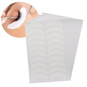 Borstar 100 st/set ögonfransförlängningslappar under ögonkuddar Tips klistermärke ögonfransar papper självhäftande tejp naturliga ögonfransar sminkverktyg