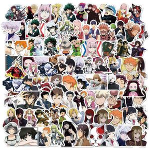 Kids Toy Stickers 1050100PCS Mix Anime Jujutsu Kaisen Attack on Titan Skateboard Laptop Suitcase Phone Graffiti Sticker Decal Kid 230530