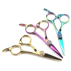 Verktyg Professional Japan 440C 4.5 '' Liten hår sax Makeup sax Eyebrow Cutting Barber Haircut Shears Frisörsax