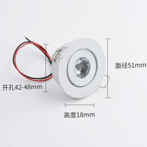 Mini Under Cabinet Lights Spot LED white Ceiling Recessed Downlight Aluminium 5V 12V 24V hole size 42-45mm