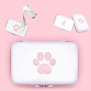 Torby Cat Claw Switch Case Przenośna torba do przechowywania Pu Wodoodporna pokrywka Skorupa do podróży Nintendo Switch OLED Akcesoria konsoli