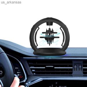 Bilsol Roterande Air City Air Freshener Car Fresheners Oil Diffuser Car Interior Decoration Dashboard doft för familj L230523