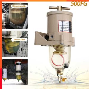 New 500FG 500FH Diesel Fuel Filter Oil/Water Separator Marine Boat Trucks 90GPH Boat Fuel Filter Marine Engine Fuel Water Separator