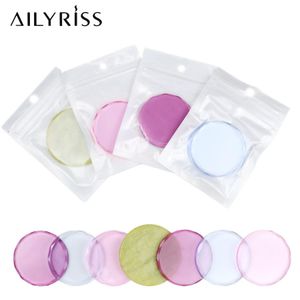 Brushes 1PC Round Jade Stone Eyelash Extension Glue Adhesive Holder Eyelash Glue Pad Pallet Makeup Tool