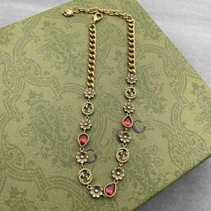 2023 New designer jewelry bracelet necklace ring interlocking Flower cool wind ins trendy net red recommended