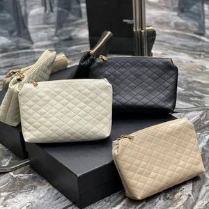 Gaby Bag Стежная кожаная косметическая мешочка Kate Cale Chail Mini Satchel Bag Luxury Designer Женская пляж