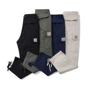 Pantaloni da uomo oversize Carhart Designer Salopette ampia casual Pantaloni multifunzionali Pantaloni sportivi tascabili 8835ess