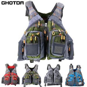 Life Vest Buoy GDA Life Jacket For Fishing Professional Sea Portable Flotation Summer Big Buoyancy Lure Pocket Vest 231201