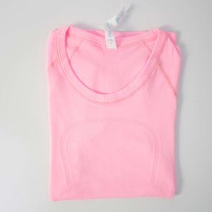 Kadın Yoga T-Shirts Kadın Tshirt Yüksek ELASTİK NEFRABİLİR KAPSAM EN İYİ HIZLI KIRILMA KISA KISA KISI KULLANICI KISA KISA KISA KISA KISAK KISA KURULUM GİYESİ JOGING FITESS Spor Giysileri Spor Giyim 89