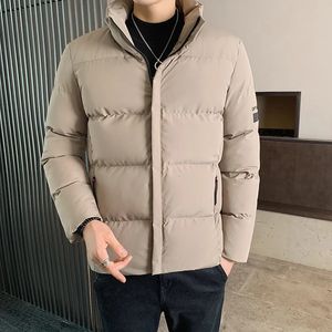 Women's Down Parkas 3 Colors2023 Winter Men's Korean Cotton Coats Slim Fit Trended Men Jacket 231201