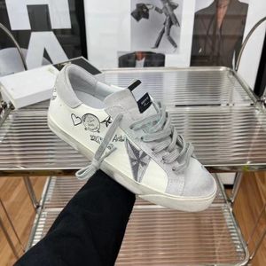 designer skor män skor kvinnor stövlar superstjärna ny release paris Italy varumärke paljett klassisk berömd bild gör gammal smutsig äkta lyx läder sneakers casual löpning