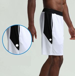 Men LL Yoga Sports Shorts snabbt torrt med fickmobiltelefon Casual Running Gym Short Jogger Pant 7412