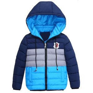 Down Coat Winter Boys Coats Kids Zipper Jackets Boys Thick Hooded Winter Jacket High Quality Children Winter Coat kids Clothes 4 6 8 Years 231201