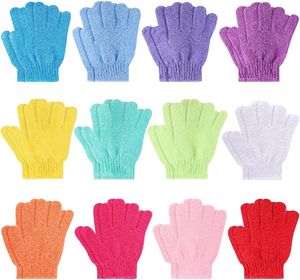 Wholesale Exfoliating Shower Bath Gloves for Shower Spa Massage and Body Scrubs Dead Skin Cell Remover Solft and Suitable for Men Women and Children