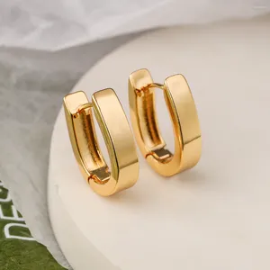 Hoop Earrings Trend French Chic Design Gold Silver Colour For Womon Girl Vintage Party Dating Wedding Female Jewelry