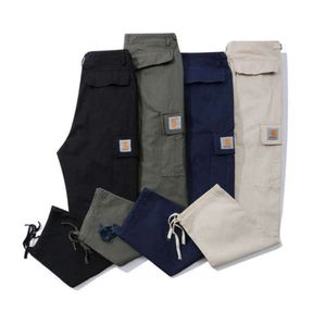 Pantaloni da uomo oversize Pantaloni firmati Carhart Salopette casual ampia Pantaloni multifunzionali Pantaloni della tuta tascabili 3356ess