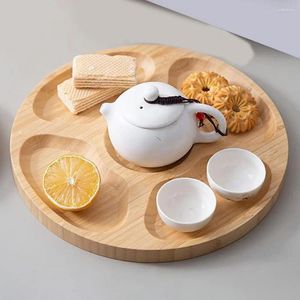 Plates Fruit Basket Reusable Multi Compartments No Bad Odor Serving Dried Teapot Snack Tray Household Products