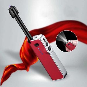 Adjustable Electric USB Kitchen Lighter Rechargeable Windproof Lighters Arc BBQ Flameless No Gas Stove Candle Flashlight