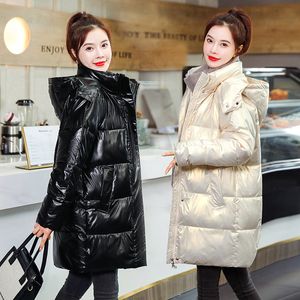 winter women cotton padding coat waterproof quilted puffer jacket