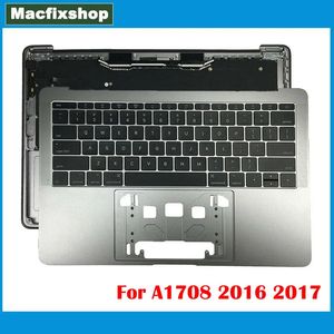 Keyboje Oryginalne UK US French Hiszpański Niemiec Ru A1708 Top Case Palmrest dla MacBook Pro Retina 13 cali A1708 Klawiatura górna 231130