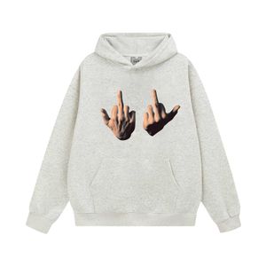 Herrtröjor tröjor high street hoodie lös huva långärmad topp med långfingertryck mode hiphop pullover hoodie kvinna t231201