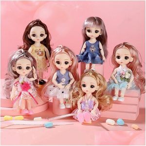 Bambole vestibili Minll Toys Princess Girl Set Cute Pink Lori Adatto per 1-6 anni Ragazze Borsa per bambini Drop Delivery Regali Accessori Dhdmt