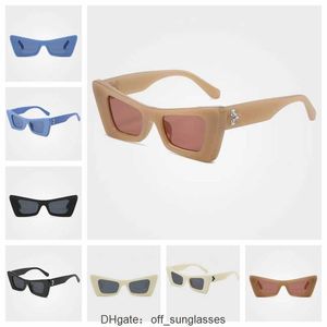 Herren Damen Designer-Sonnenbrille, luxuriös, cooler Stil, heiße Mode, klassisch, dicke Platte, schwarz, weiß, quadratischer Rahmen, Brillen, Off-Man-Brille mit Originalverpackung Z3QF