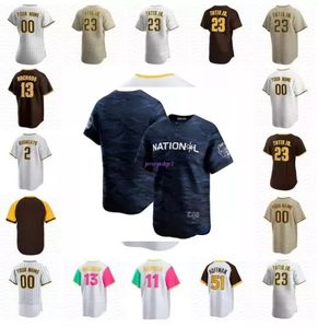 2023 All-Star City Men Women Youth 22 Juan Soto 65 Jose Castillo7 Ha-Seong Kim 9 Jake Cronenworth Baseball Jersey till salu Dropshipping