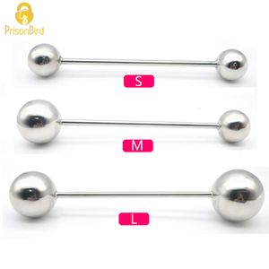 New Chaste Bird Fine Polishing Stainless Steel Anal plug Balls Device Adult Sexy Toys A322