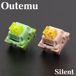 Tastiere Outemu Silent Lemon Peach Switch per tastiera meccanica 3 pin lineare tattile 40g 50g RGB SMD Mechan tastiera Gaming MX Switch 231130