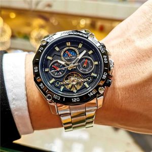 Armbandsur Reloj Hombre Business Watch Men lyxmodemärke Relogio Masculino kalendervecka Vattentät multifunktionell klocka