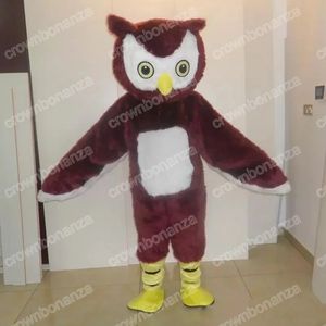 2024 tamanho adulto coruja mascote trajes halloween personagem dos desenhos animados roupa terno natal festa ao ar livre festival vestido promocional roupas de publicidade