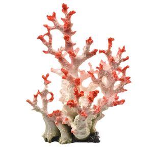 Korall stora konstgjorda korall akvarium korall sötvatten saltvatten fisk för tankdekorat dropp 231201